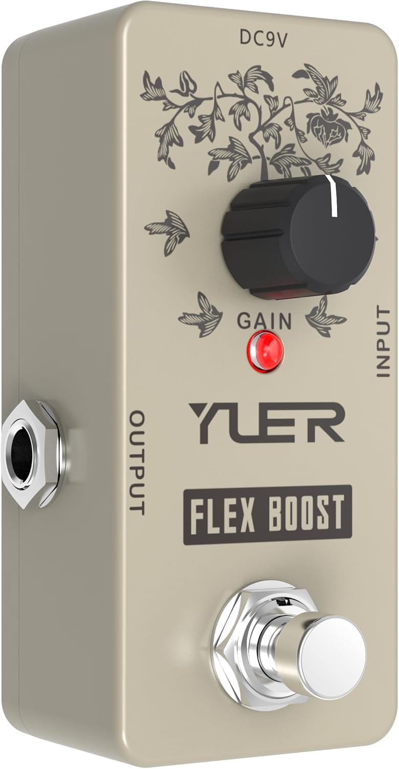 Kmise Flex Boost, Guitar Effects Pedal, Mini Single Type, True Bypass, DC 9V, for Electric Guitar and Bass - Image 4